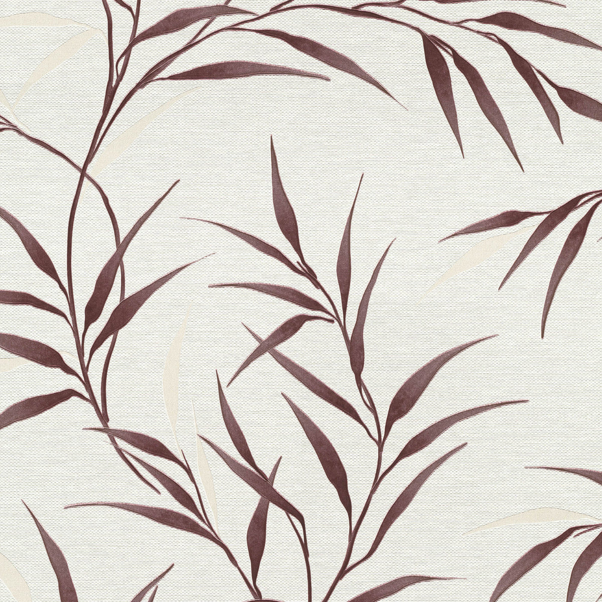 Veer Decor Yamato Leaves Red Wallpaper 8413-VRFW-AG2