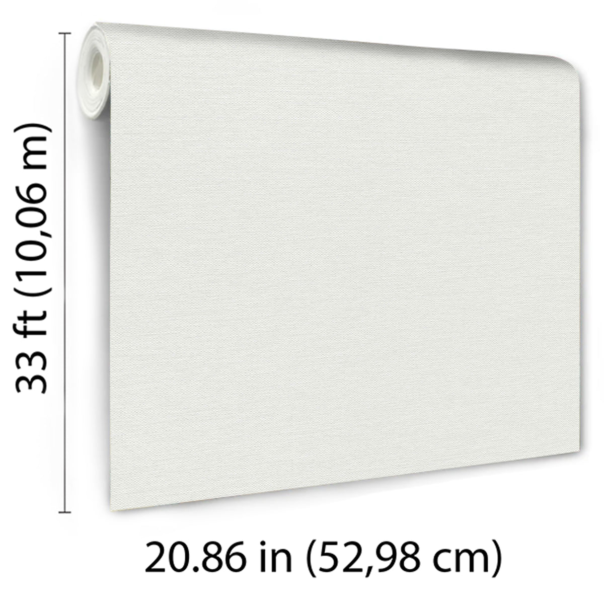 Veer Decor Echo Jute Texture White Wallpaper 8413-VRFW-AH1