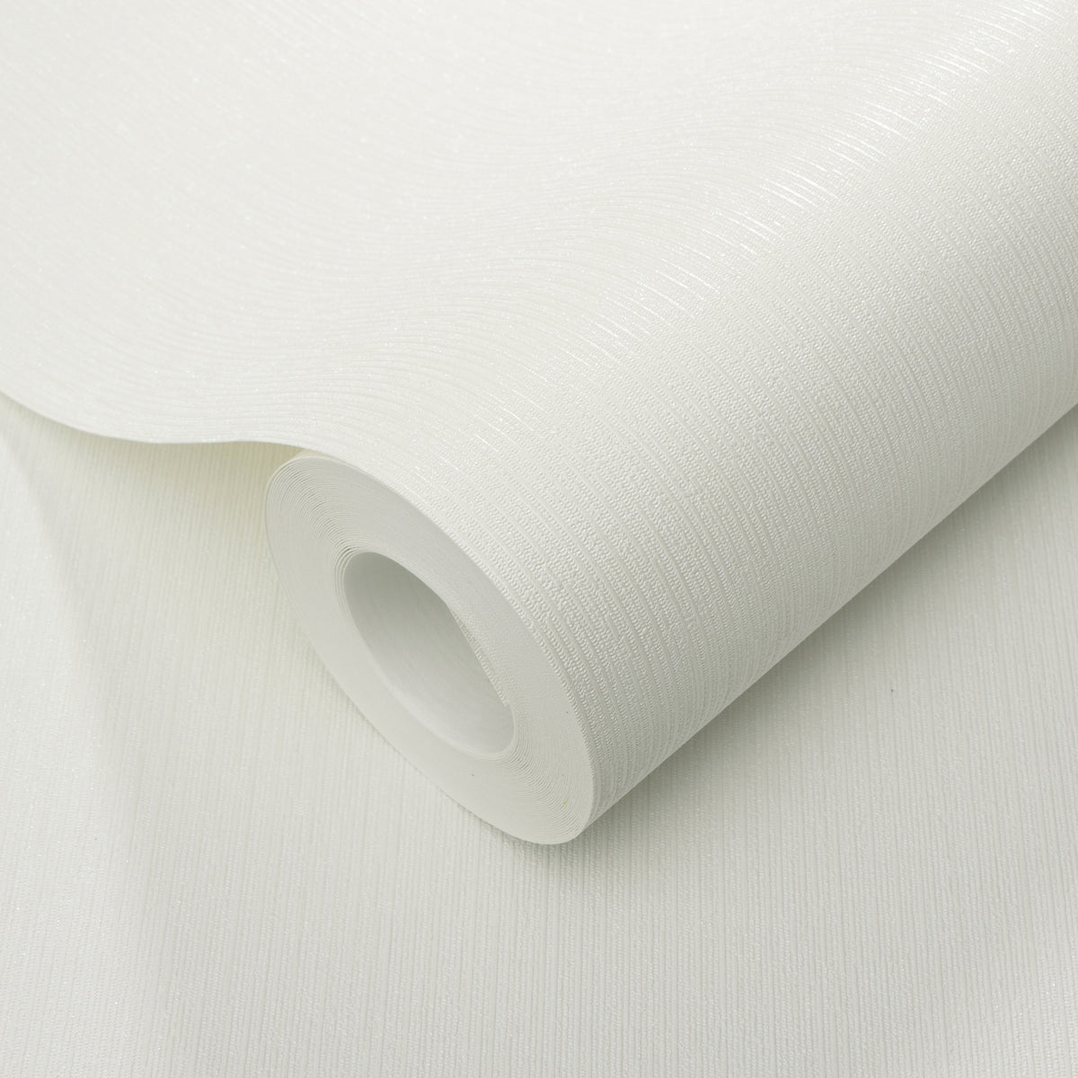 Veer Decor Soft Loom Stria White Wallpaper 8413-VRFW-AI1