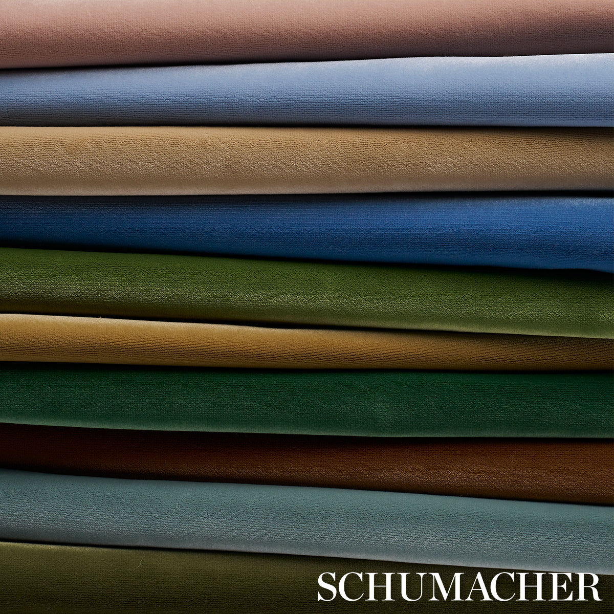 Schumacher 84131 ALISTAIR INDOOR/OUTDOOR VELVET in OLIVE Fab