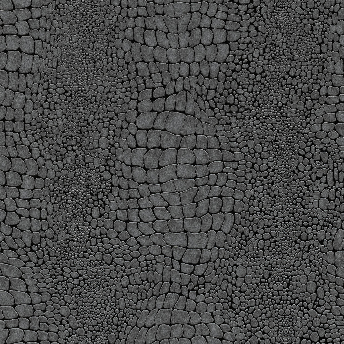Veer Decor Scala Crocodile Skin Black Wallpaper 8414-VRINC-A