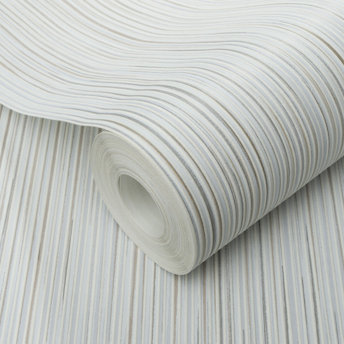 Veer Decor Ravello Raised Stria Taupe Wallpaper 8414-VRINC-A