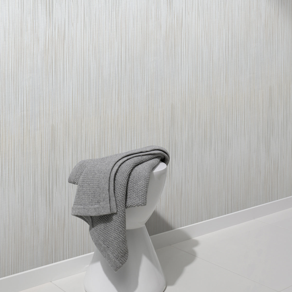 Veer Decor Ravello Raised Stria Taupe Wallpaper 8414-VRINC-A