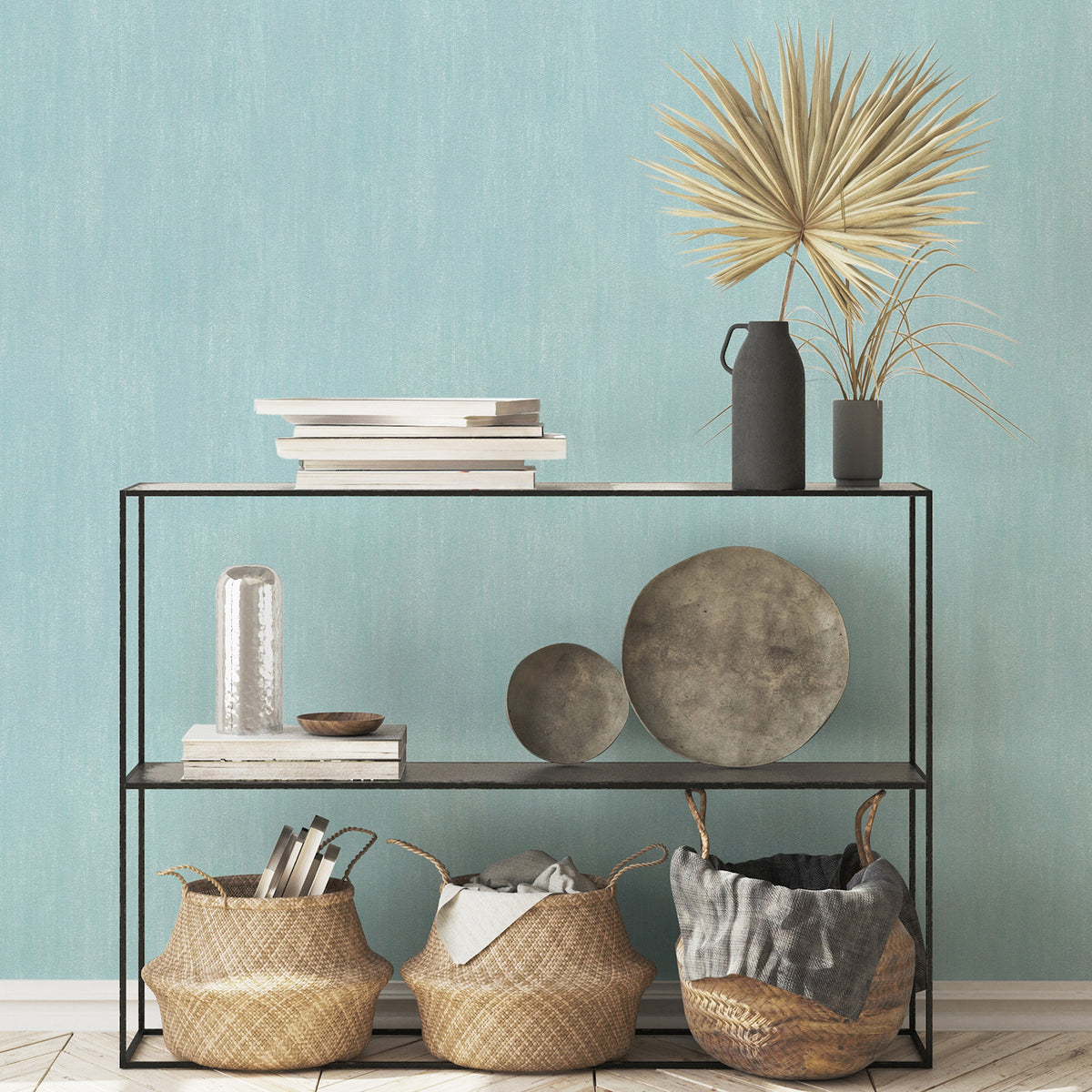 Veer Decor Solano Raised Texture Blue Wallpaper 8414-VRINC-A