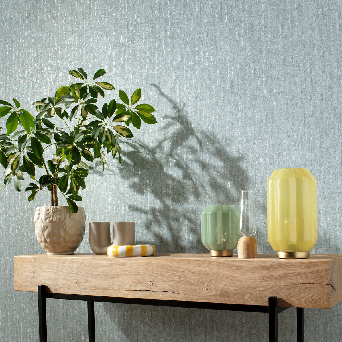 Veer Decor Artisan Texture Teal Wallpaper 8415-VRSG-AA3