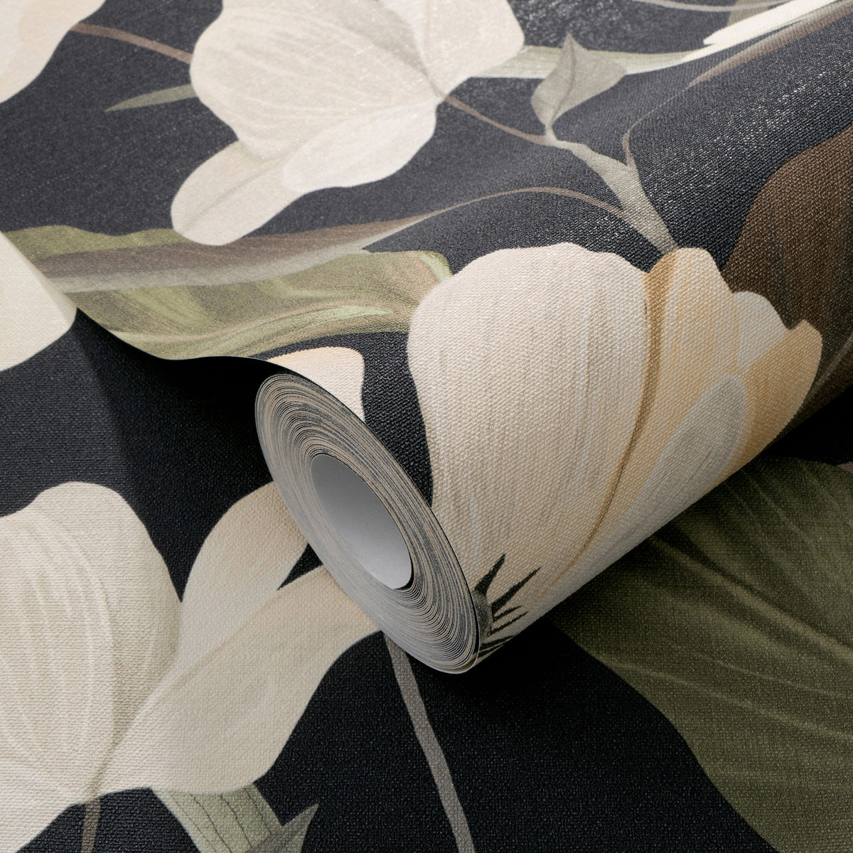 Veer Decor Fairy Blossom Black Wallpaper 8415-VRSG-AC2