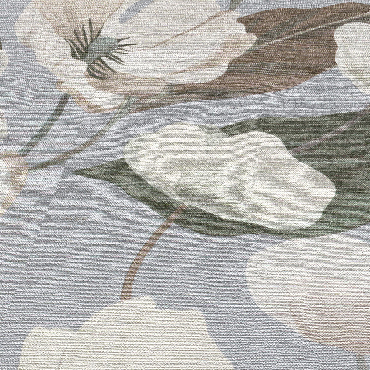 Veer Decor Fairy Blossom Grey Wallpaper 8415-VRSG-AC4