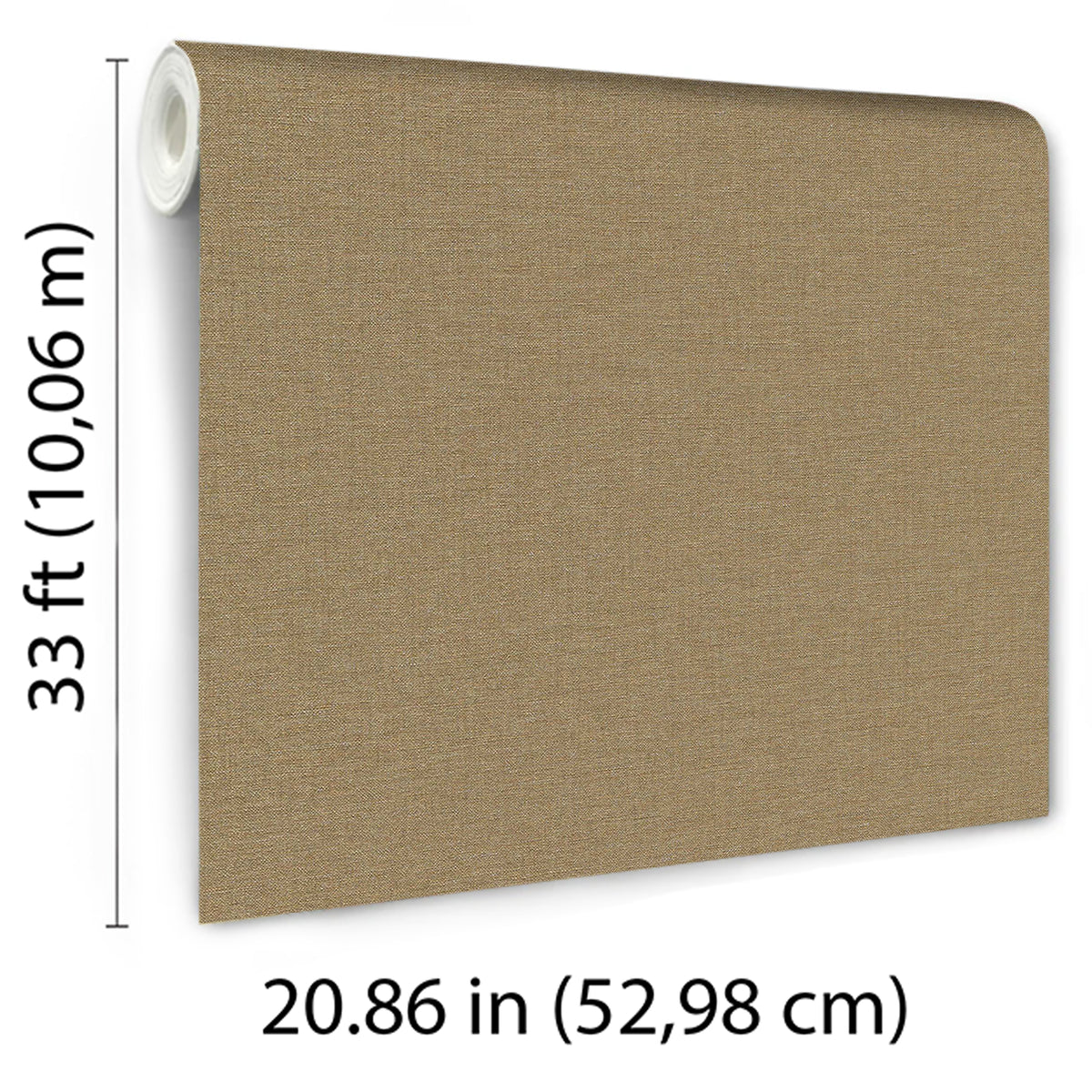 Veer Decor Linen Serenity Yellow Wallpaper 8415-VRSG-AE11