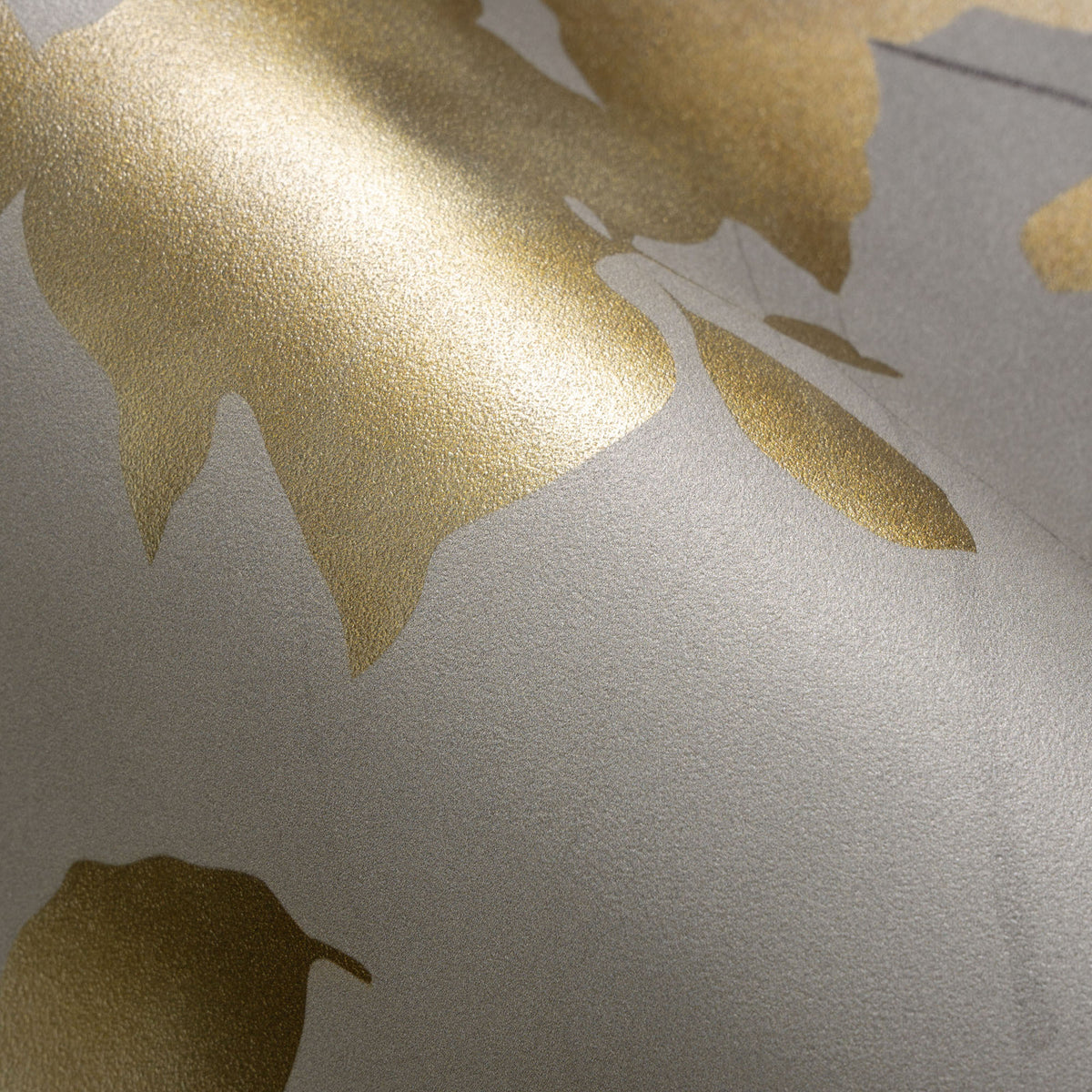 Veer Decor Afterglow Leaves Gold Wall Mural 8416-VRZM-AF-2