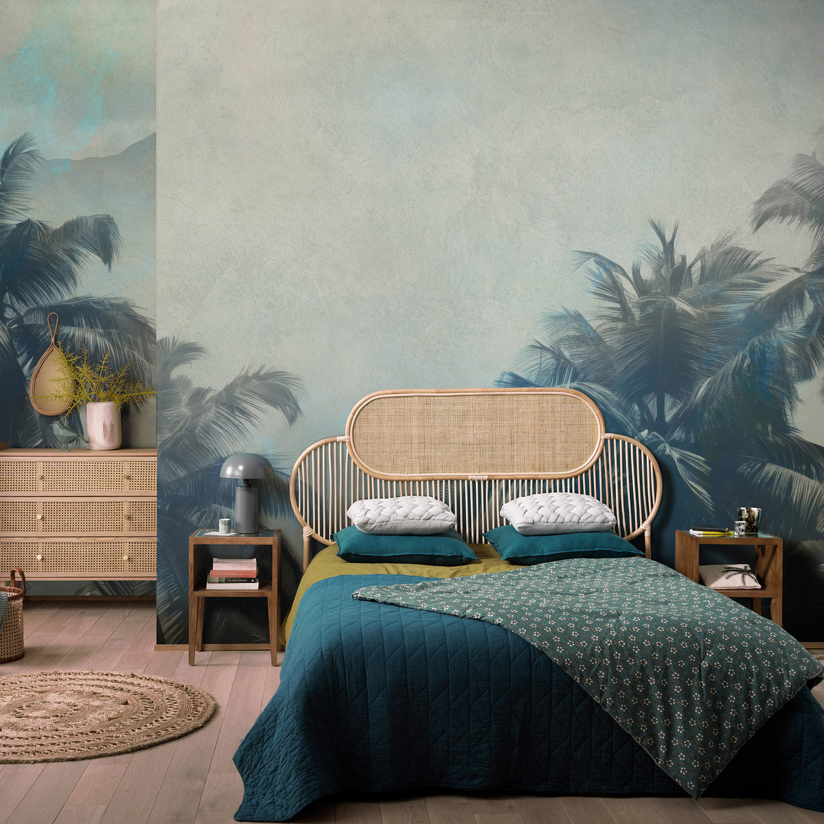 Veer Decor Coco Island Blue Wall Mural 8416-VRZM-AL-3
