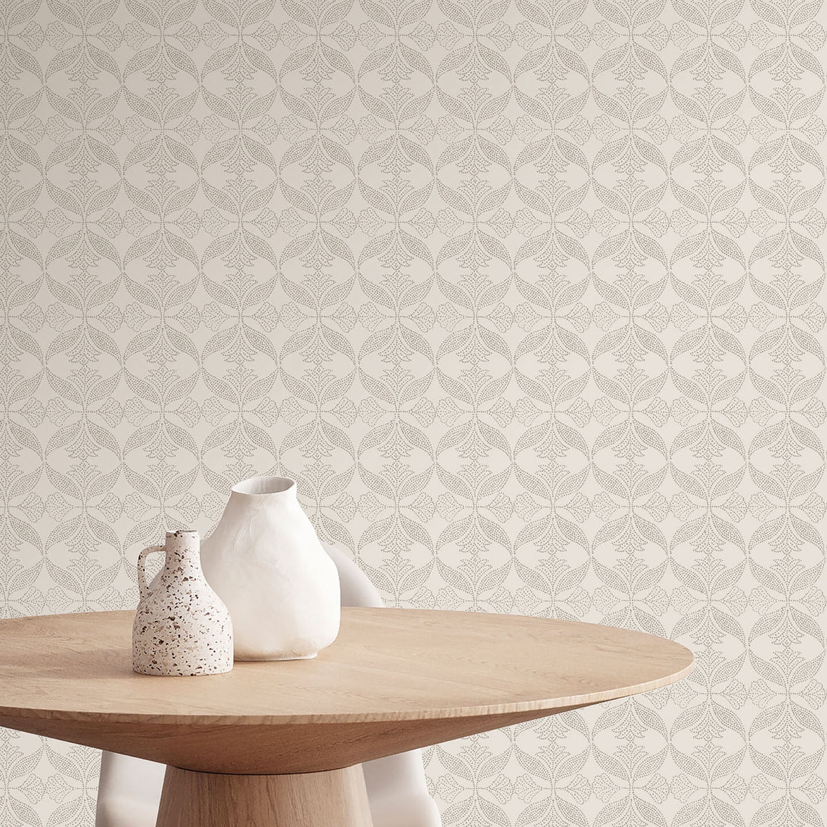 Veer Decor Ornament Beige Wallpaper 8421-ANT-AD1