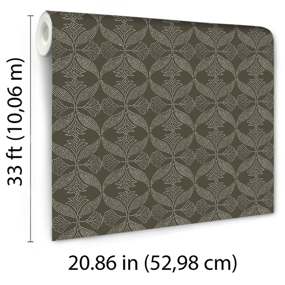 Veer Decor Ornament Brown Wallpaper 8421-ANT-AD4