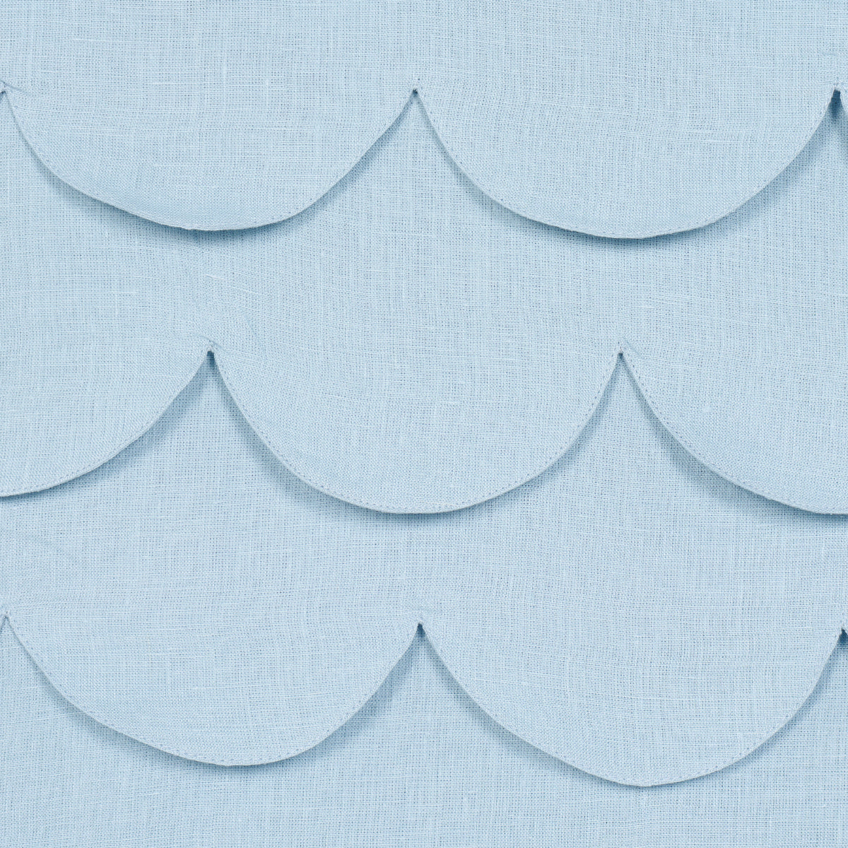 Schumacher 84401 PREP SCHOOL HAND PIECED SCALLOP in BLUE Fab