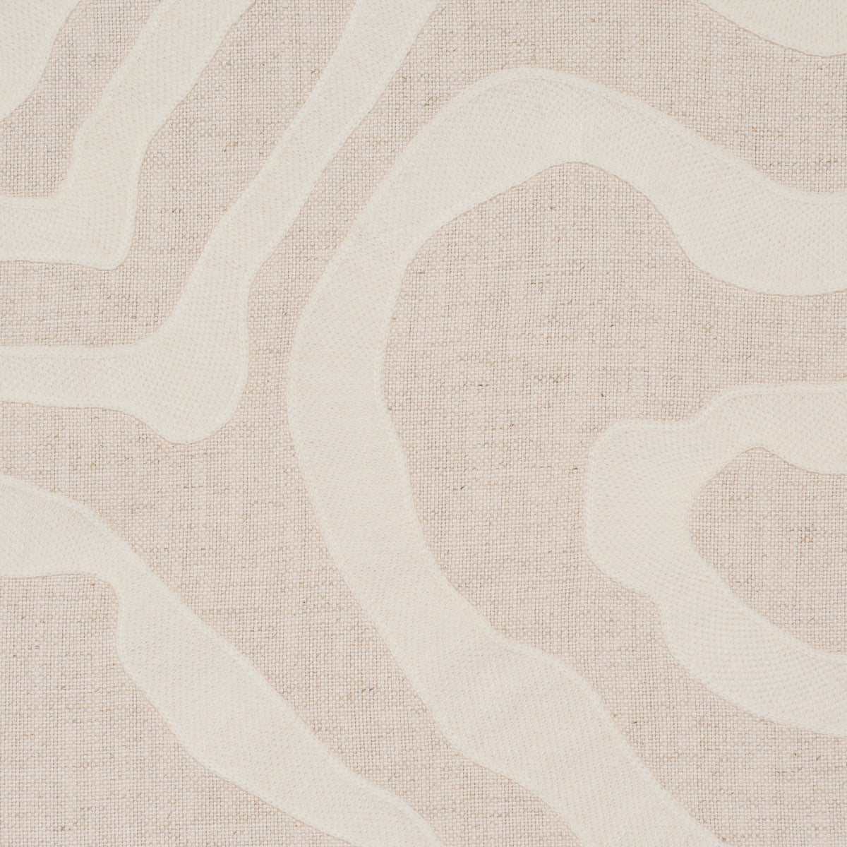 Schumacher 84431 DEFEO EMBROIDERY in BONE Fabric - MESA