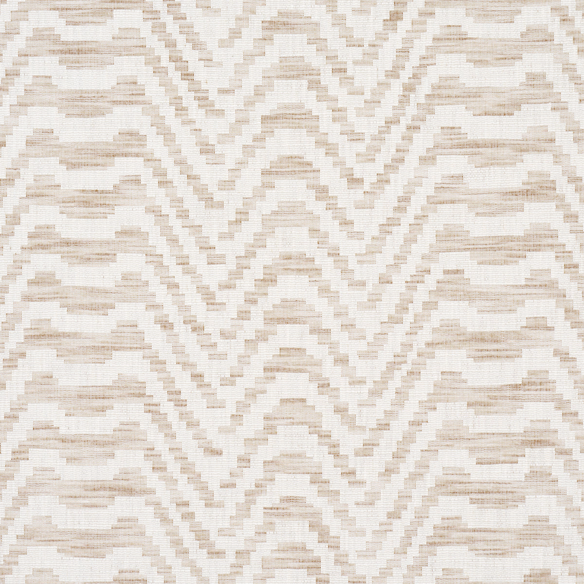 Schumacher 84641 STEPPED CHEVRON in LINEN Fabric - ORPHEUM
