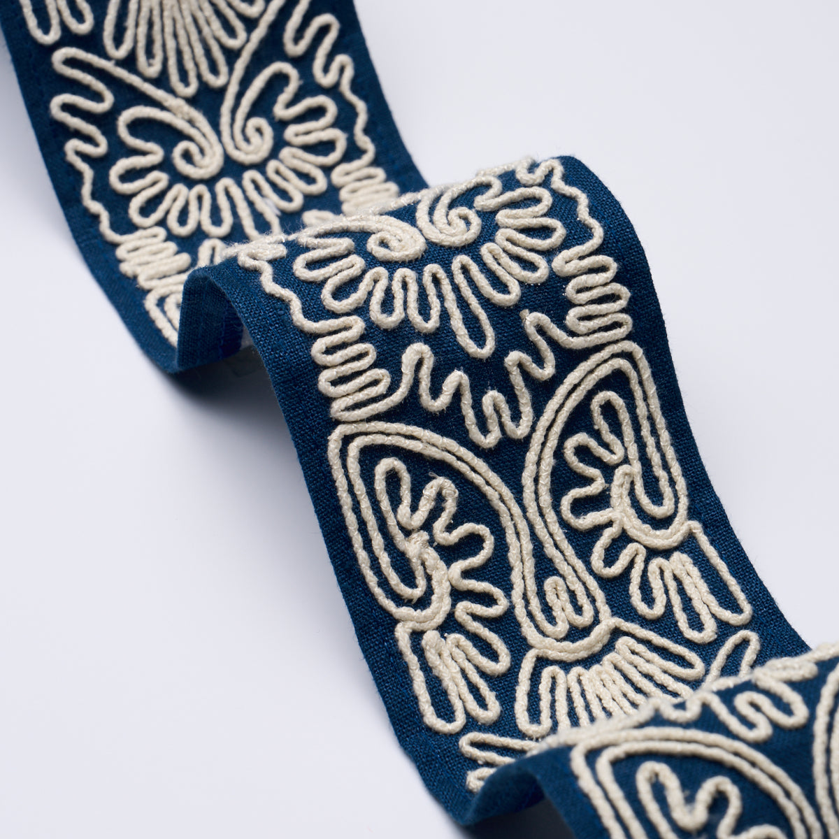 Schumacher 84762 NICO TAPE in INDIGO Trim - ASHBURY