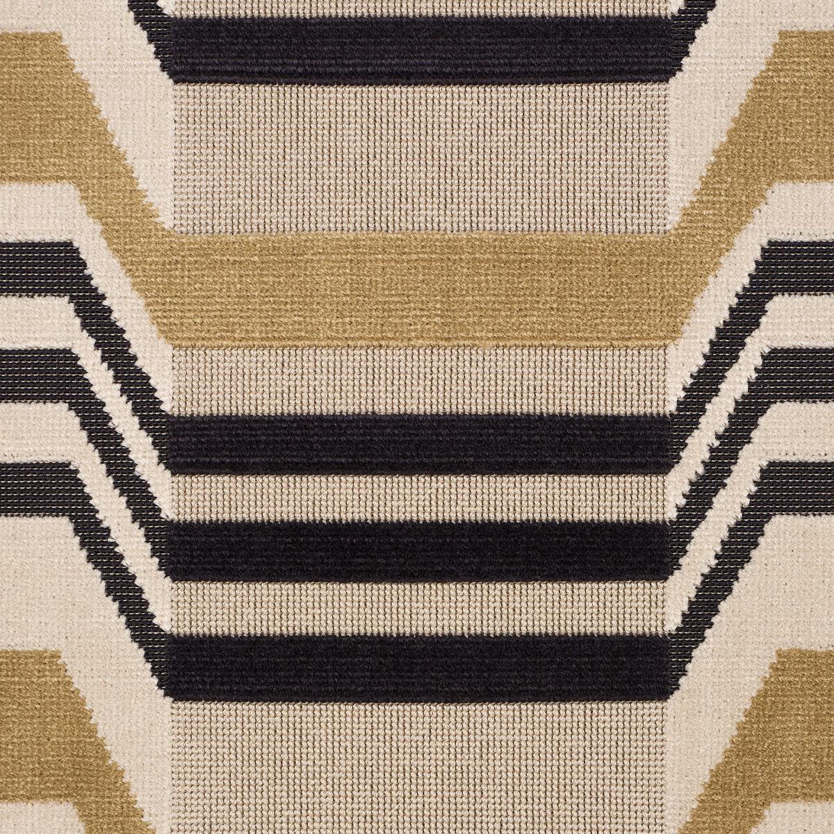 Schumacher 84812 ALDO VELVET in MOCHA & NOIR Fabric - CUT &