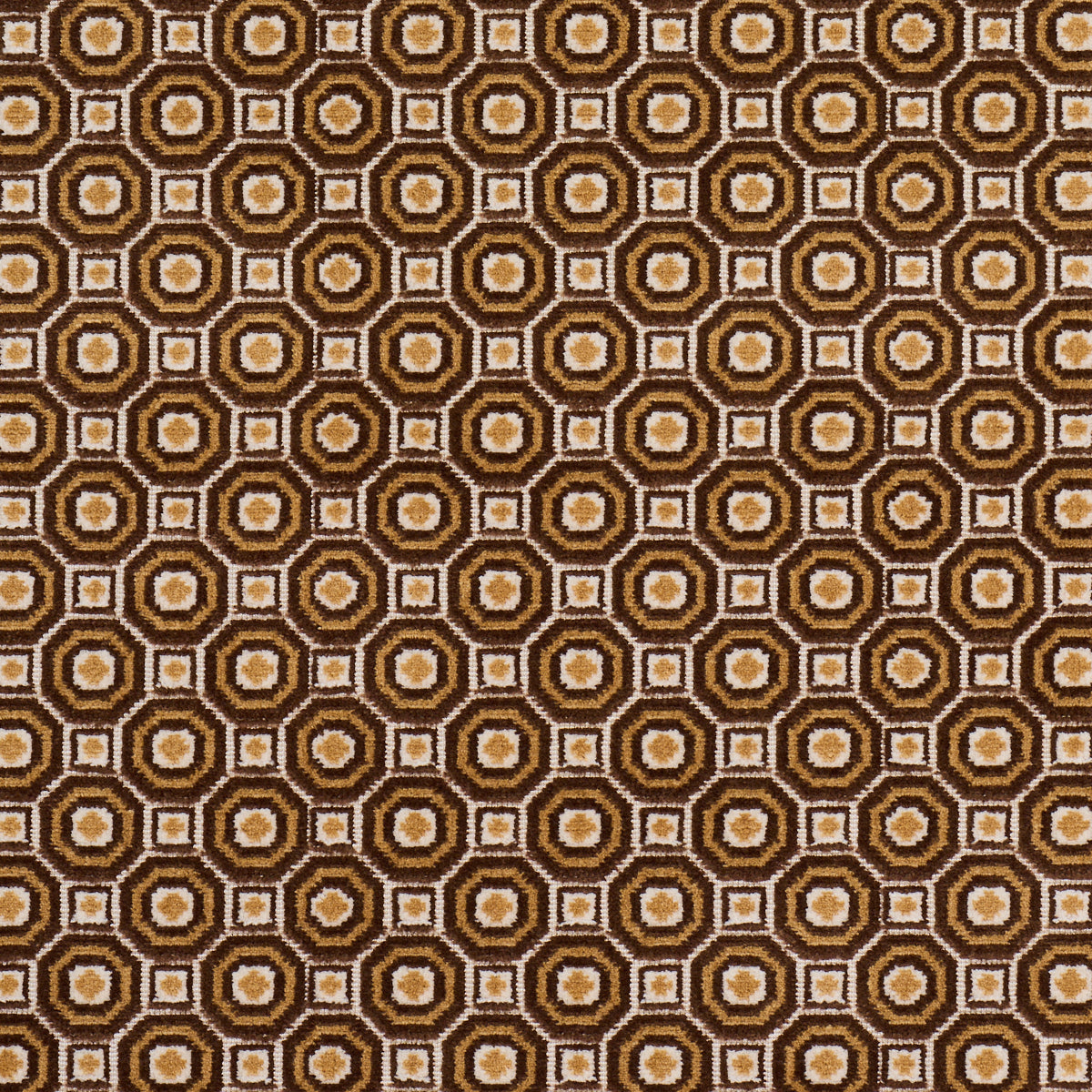 Schumacher 84891 TRIANON CUT VELVET in BISQUE Fabric - TIMOT