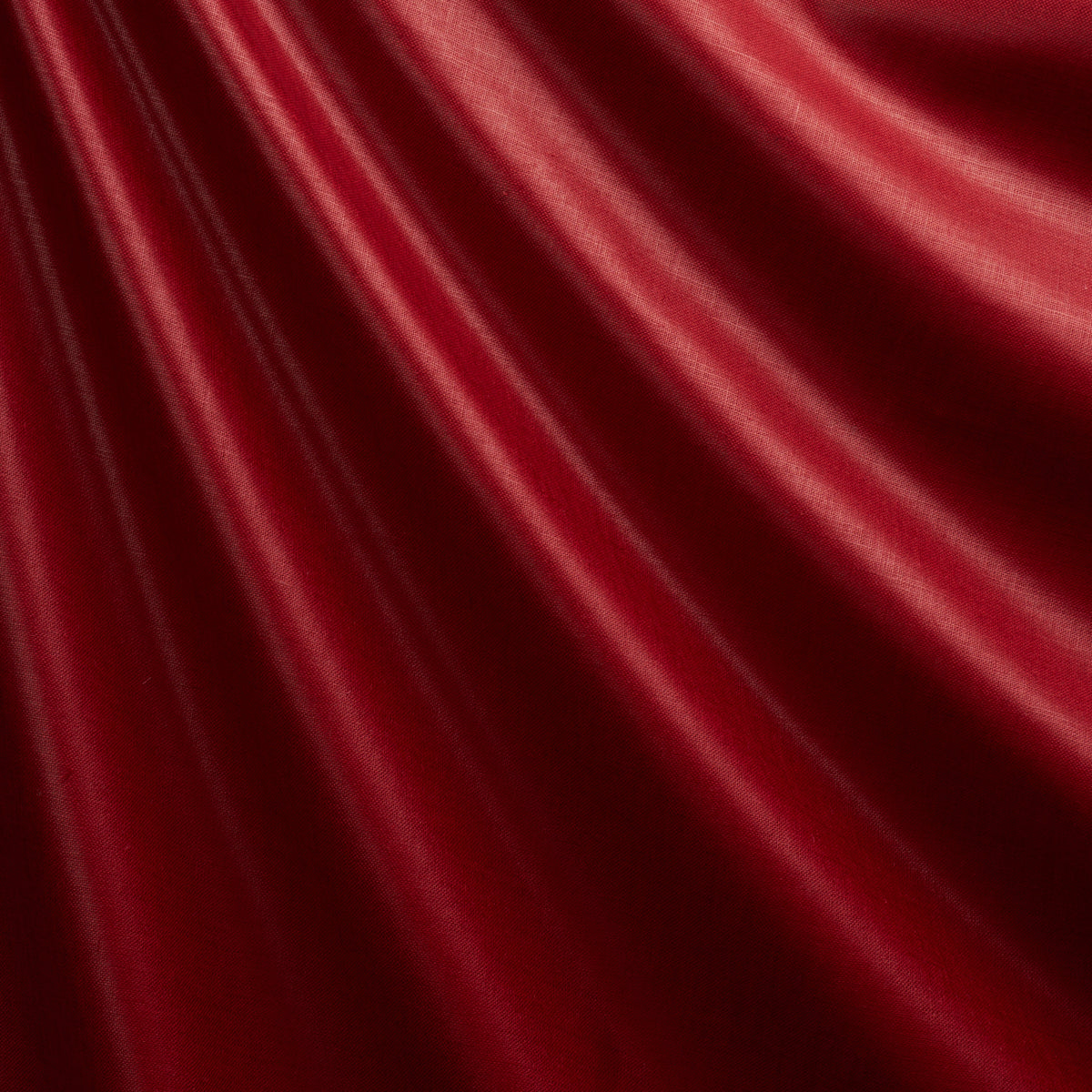 Schumacher 85271 PATENT LINEN in RED Fabric - PATTERSON FLYN