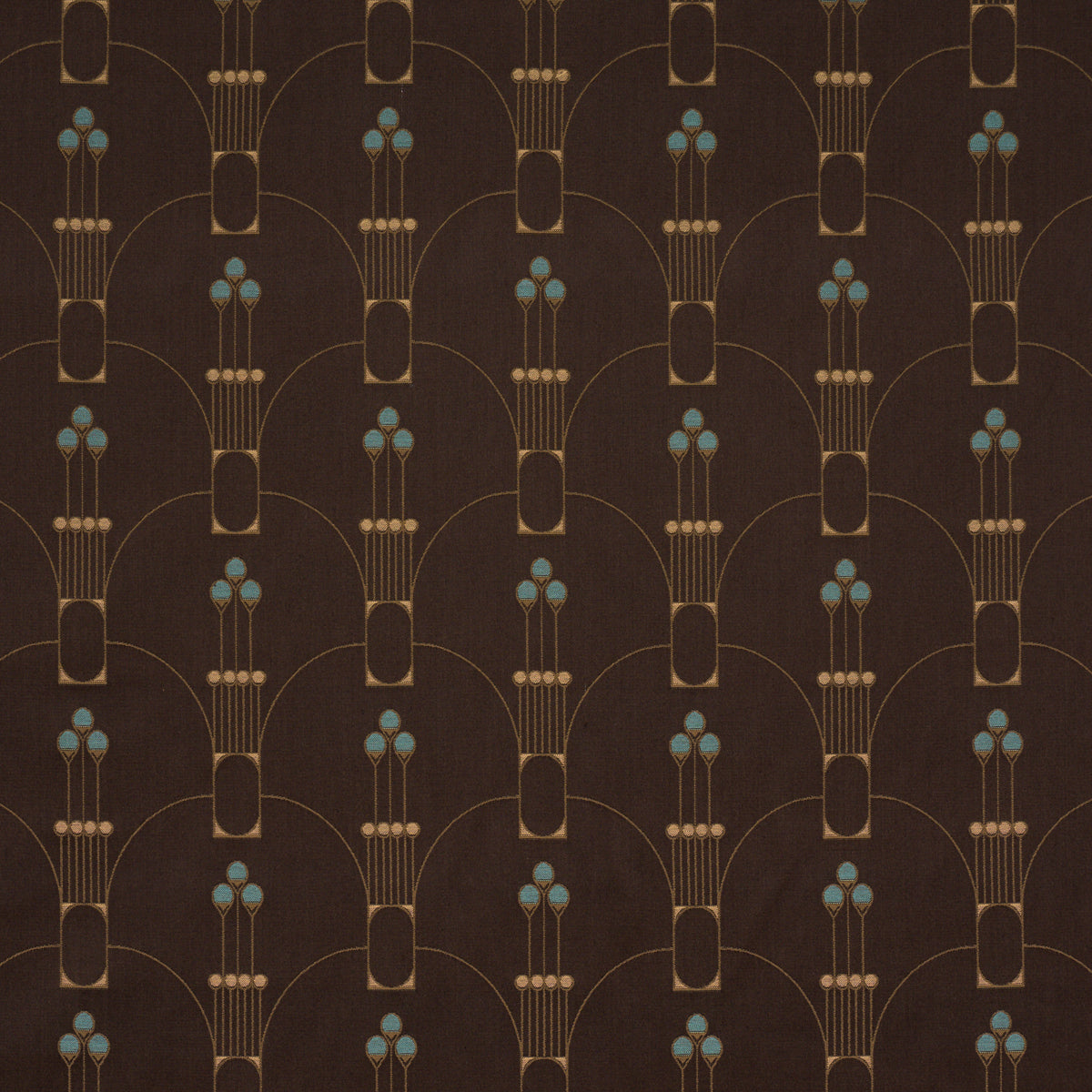 Schumacher 85602 SWANSON SCALLOP in CARBON Fabric - RHYTHM I