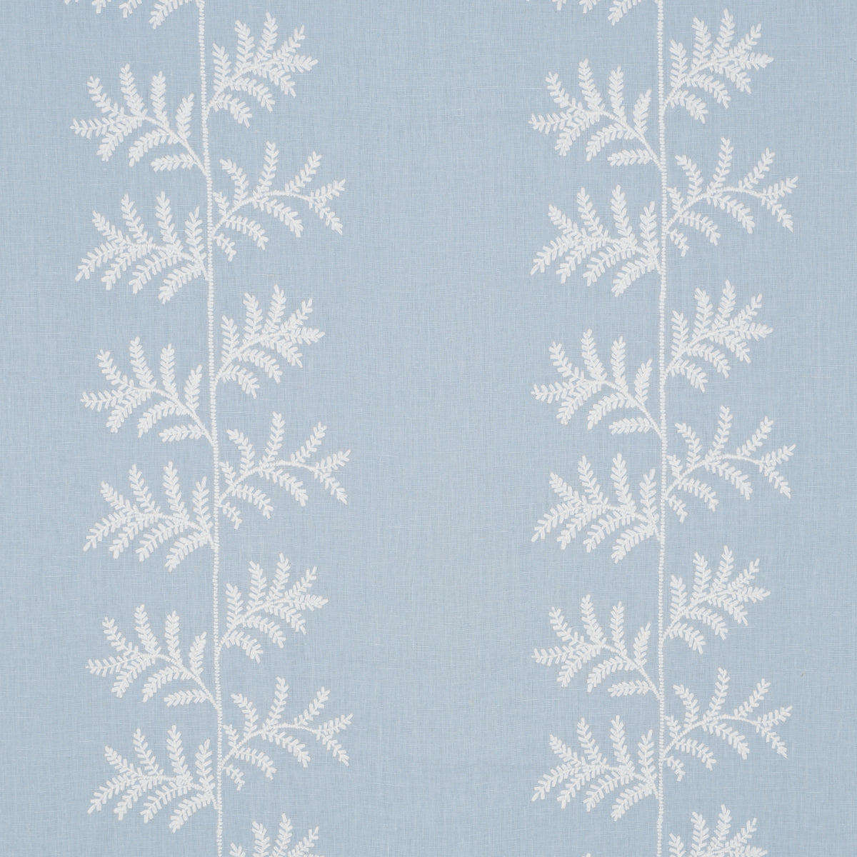 Schumacher 85632 ELOISE EMBROIDERY in SKY Fabric - NEW TRADI