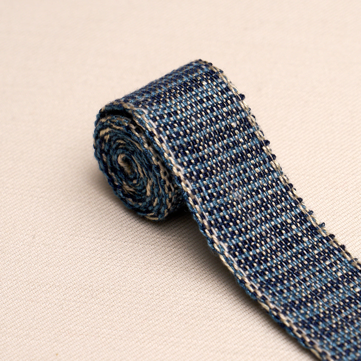 Schumacher 86200 TWEED TAPE NARROW in INDIGO Trim - PERENNIA