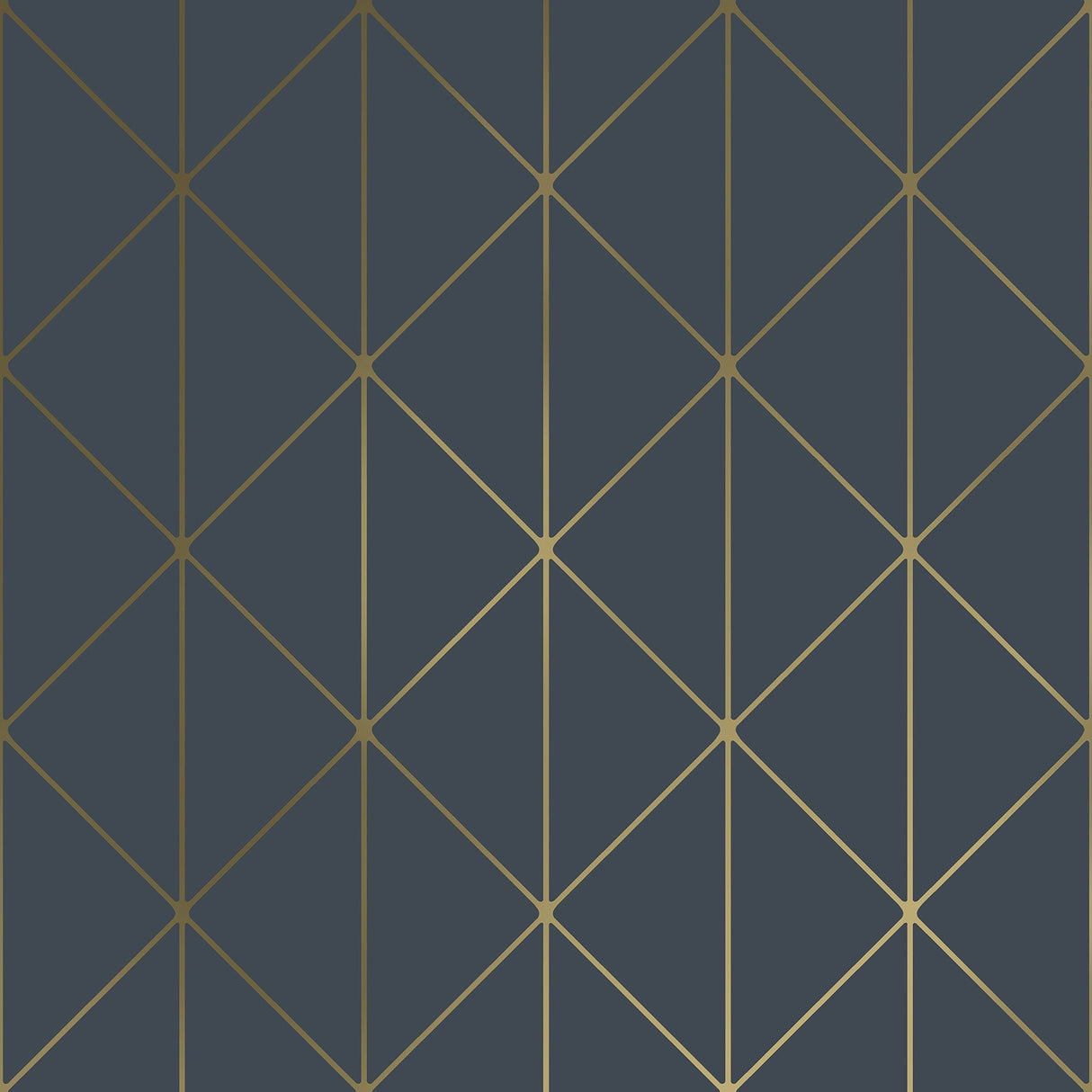 Engblad & Co 8804 Diamonds Navy Geometric Wallpaper