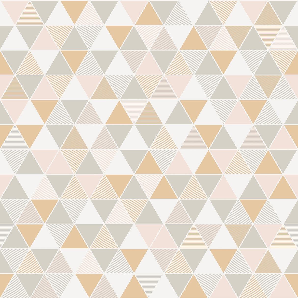 Engblad & Co 8810 Triangular Off-White Geometric Wallpaper