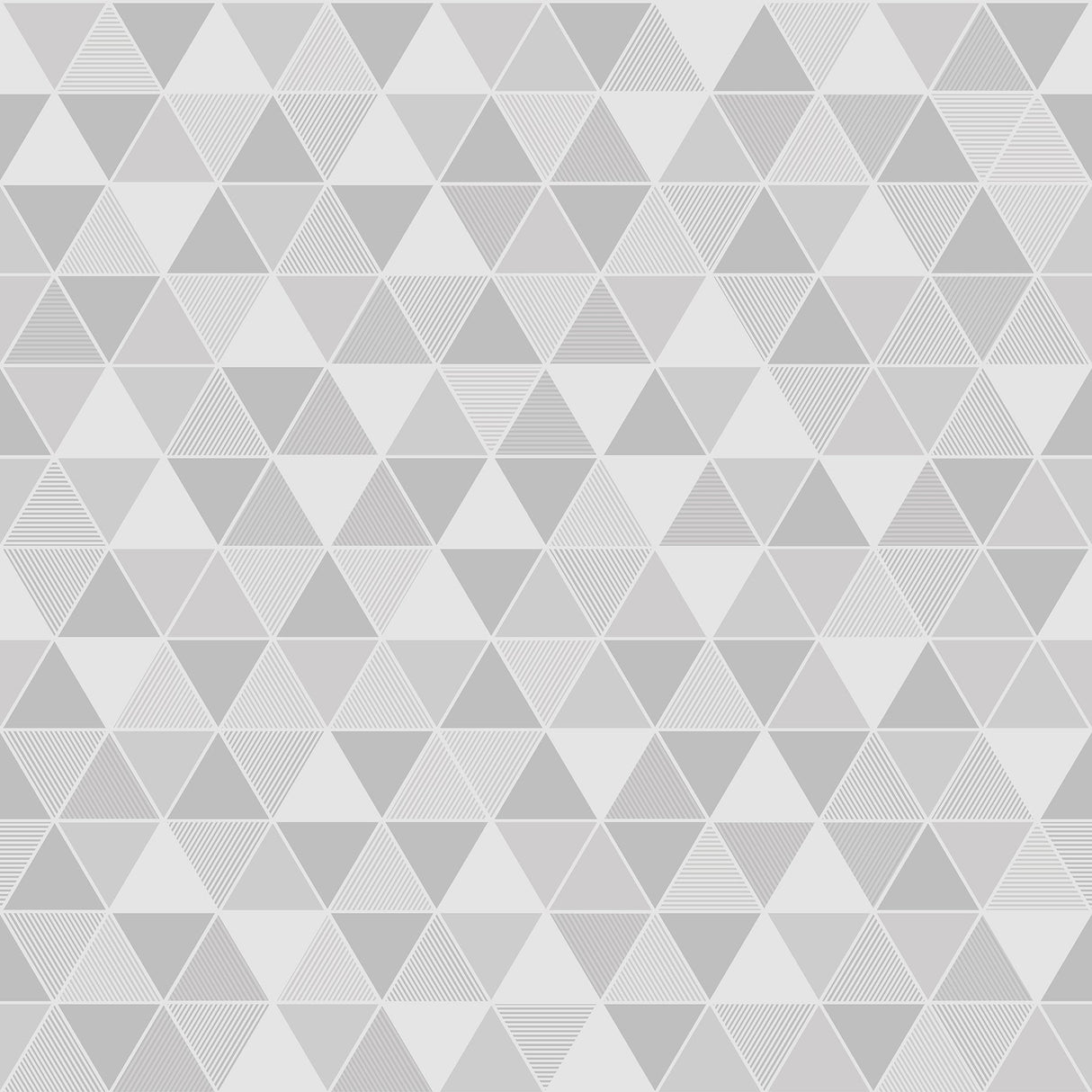 Engblad & Co 8812 Triangular Light Grey Geometric Wallpaper