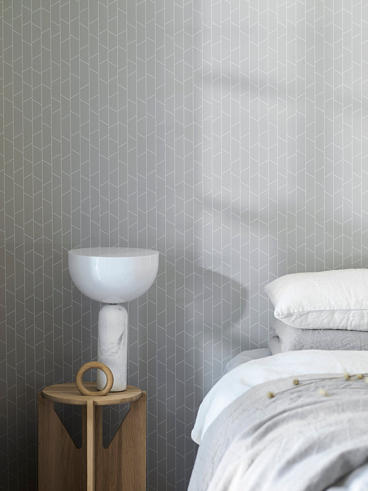 Engblad & Co 8820 Angle Grey Geometric Wallpaper
