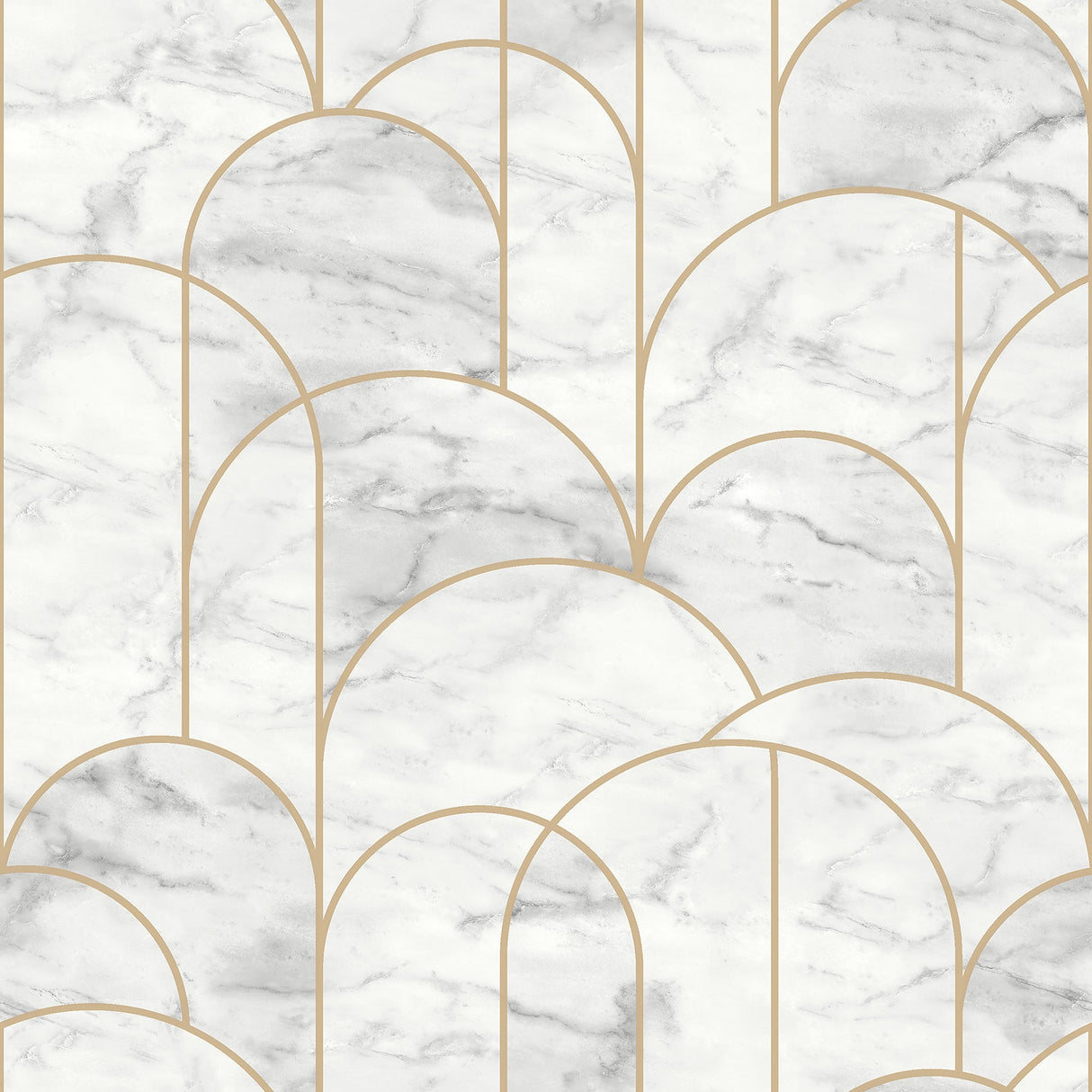 Engblad & Co 8823 Arch Light Grey Geometric Wallpaper