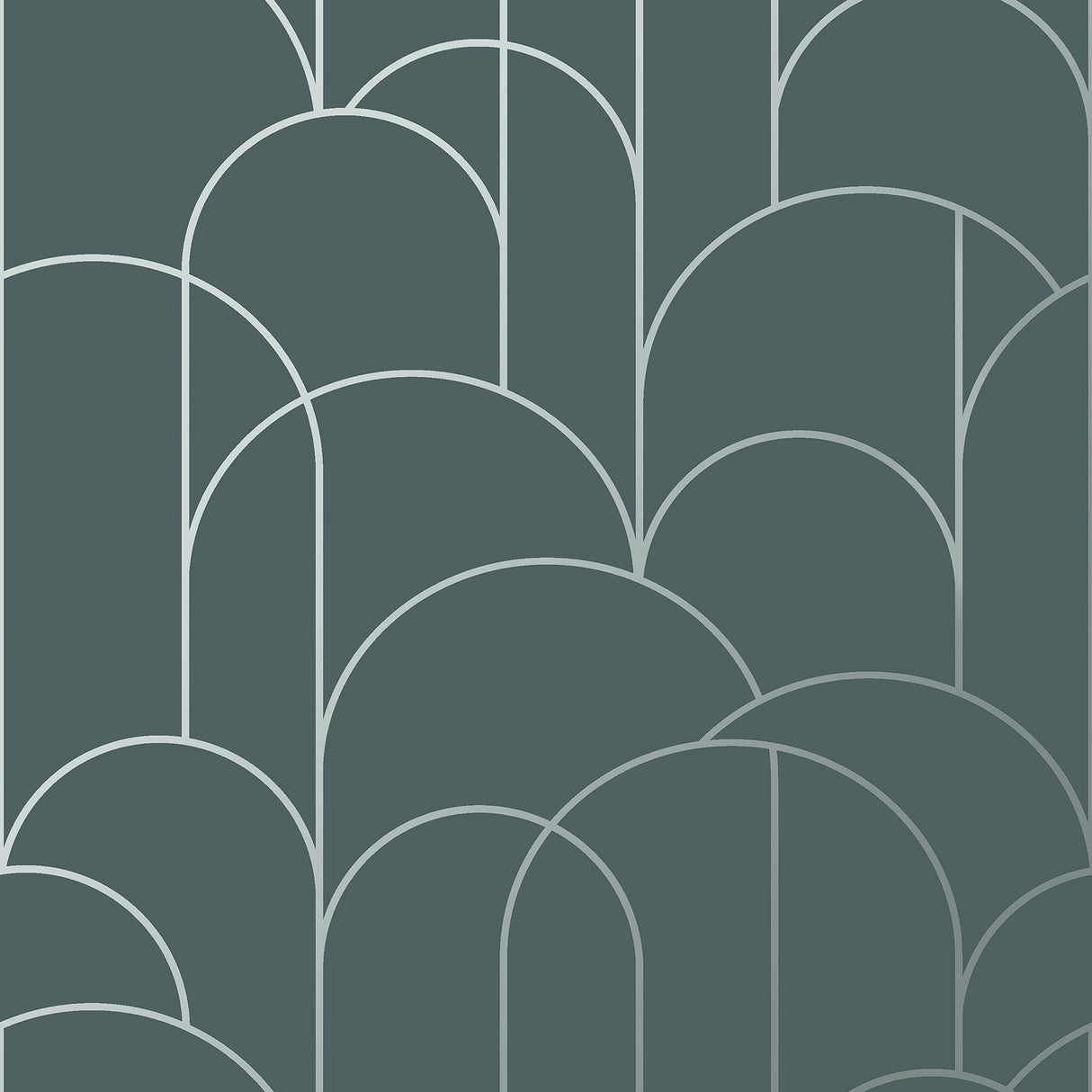 Engblad & Co 8825 Arch Slate Geometric Wallpaper