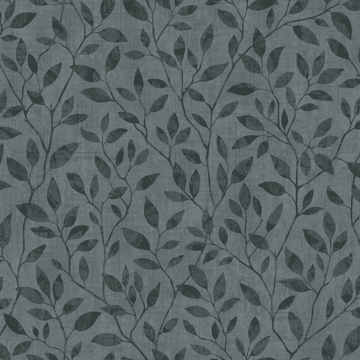 Engblad & Co 8836 Willow Dark Grey Silhouette Trail Wallpaper