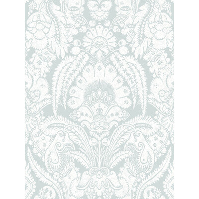 COLE & SON 94/2011.CS.0 CHATTERTON PALE BLUE AND WHITE Wallpaper - Eade's Wallpaper