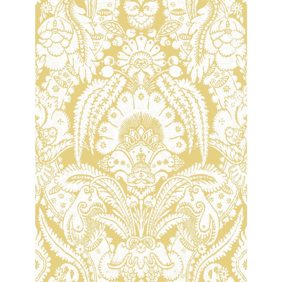 COLE & SON 94/2013.CS.0 CHATTERTON FRENCH YELLOW AND IVORY Wallpaper - Eade's Wallpaper