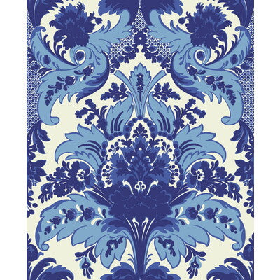 COLE & SON 94/5025.CS.0 ALDWYCH BLUE & WHITE Wallpaper - Eade's Wallpaper