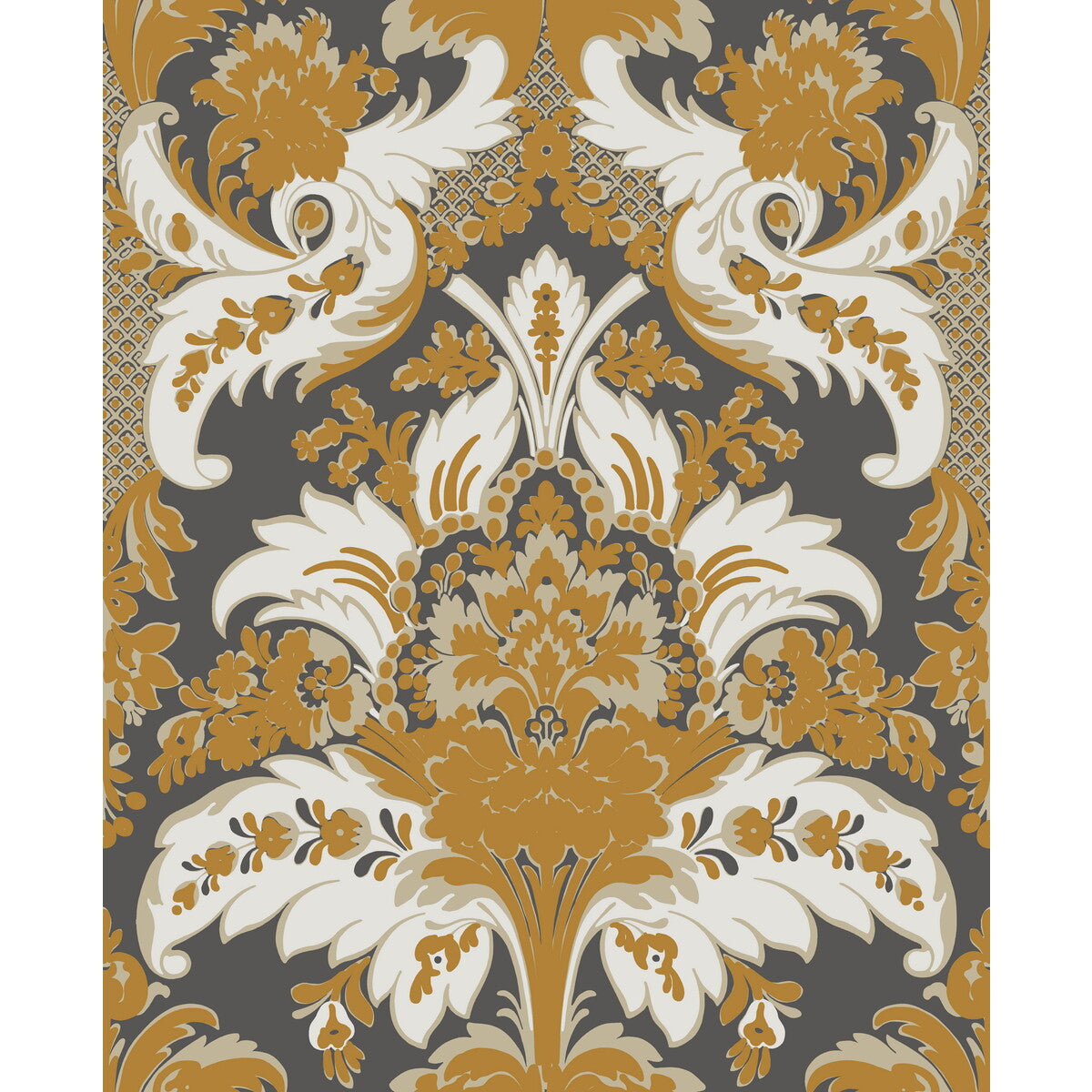 COLE & SON 94/5027.CS.0 ALDWYCH BLACK AND GOLD Wallpaper - Eade's Wallpaper