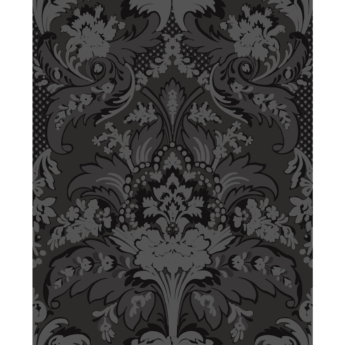 COLE & SON 94/5030.CS.0 ALDWYCH BLACK AND GRAPHITE Wallpaper - Eade's Wallpaper