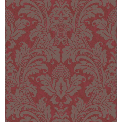 COLE & SON 94/6034.CS.0 BLAKE RED AND SILVER Wallpaper - Eade's Wallpaper