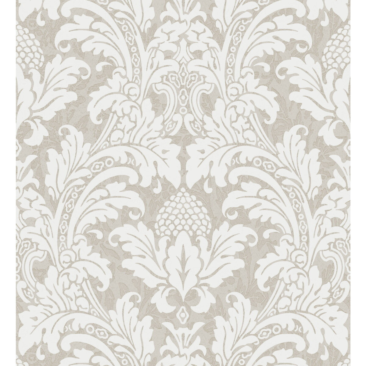 COLE & SON 94/6035.CS.0 BLAKE WHITE AND SILVER Wallpaper - Eade's Wallpaper