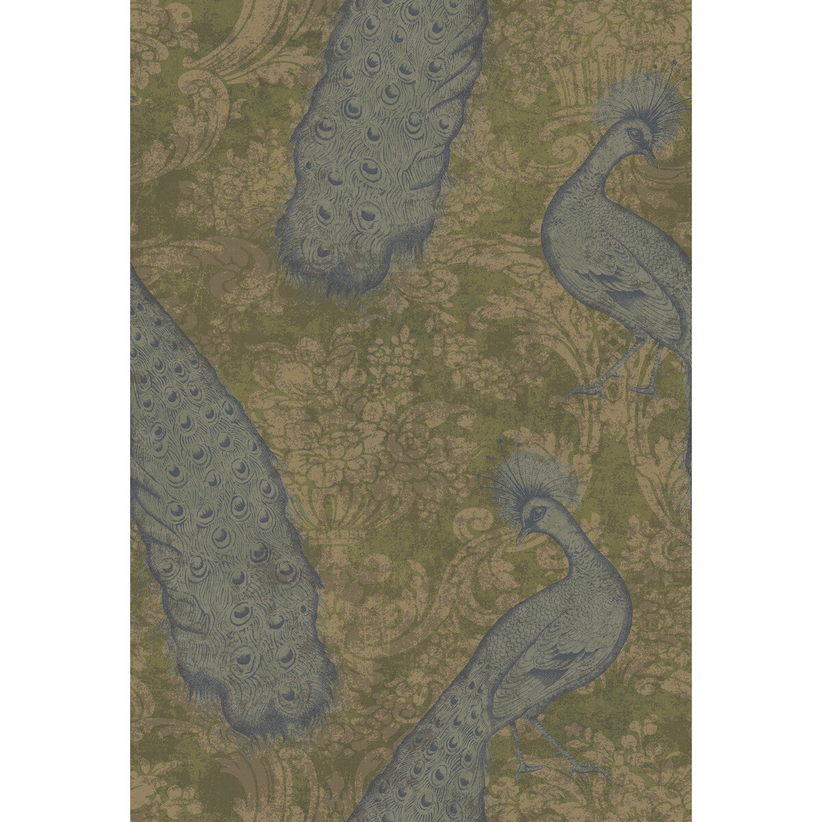 COLE & SON 94/7037.CS.0 BYRON TEAL AND PEWTER Wallpaper - Eade's Wallpaper