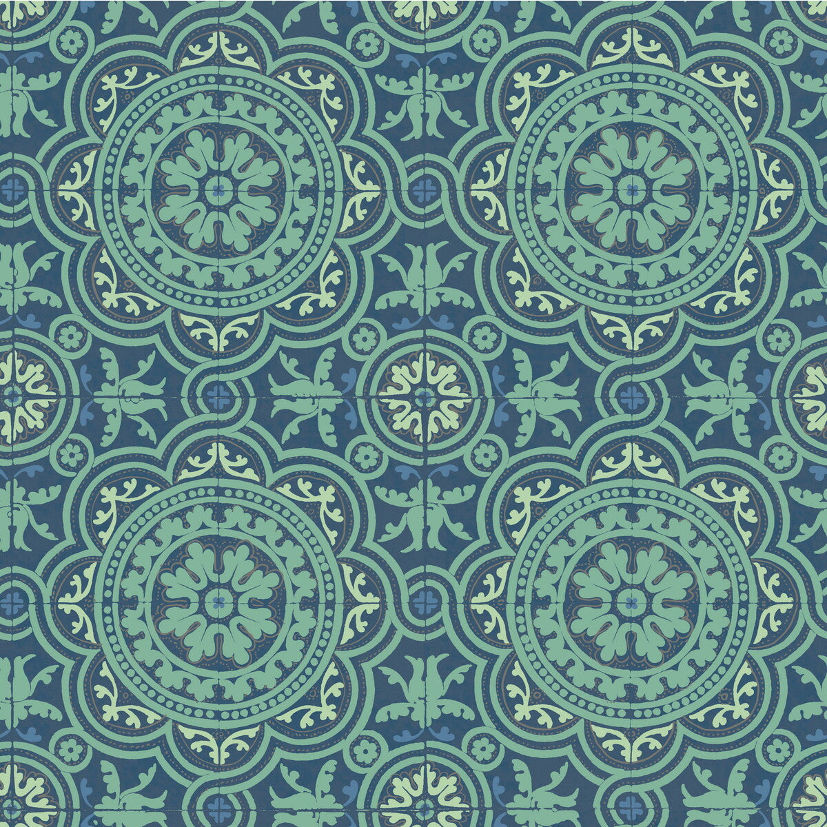 COLE & SON 94/8043.CS.0 PICCADILLY TEAL AND GOLD Wallpaper - Eade's Wallpaper
