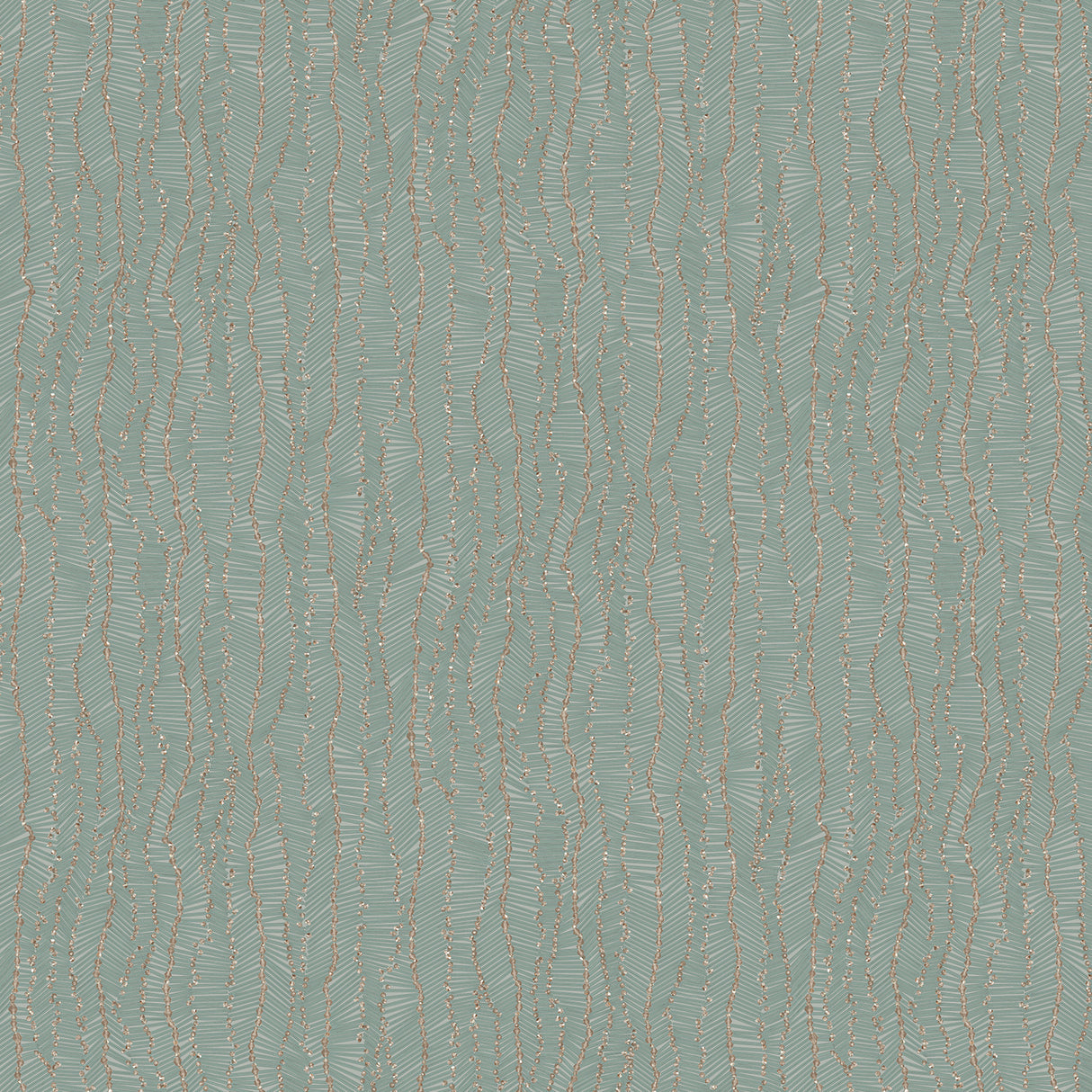 Armani BRERA 9511 in Green/Gold Wallpaper - Refined Structur