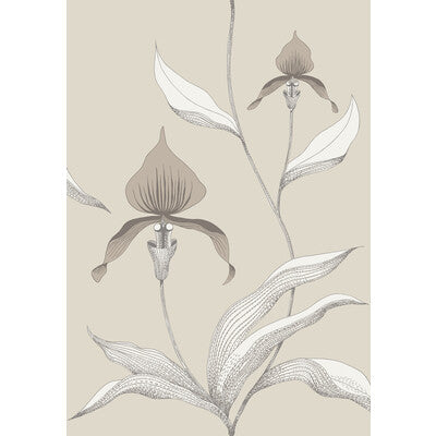 COLE & SON 95/10058.CS.0 ORCHID LINEN/WHITE Wallpaper - Eade's Wallpaper