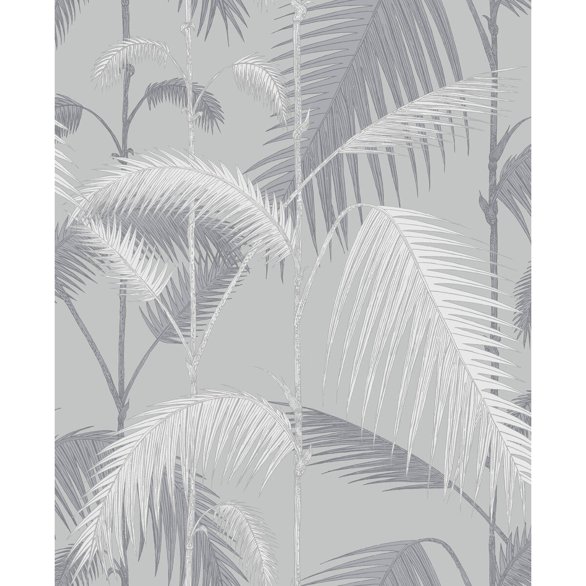 COLE & SON 95/1007.CS.0 PALM JUNGLE LILAC & GREY Wallpaper - Eade's Wallpaper