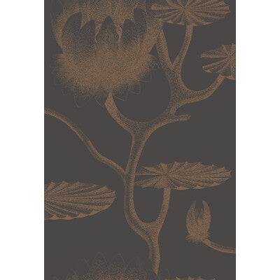 COLE & SON 95/4021.CS.0 LILY BLACK/BRONZE Wallpaper - Eade's Wallpaper