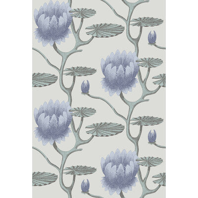 COLE & SON 95/4024.CS.0 SUMMER LILY BLU/AQ/PEARL Wallpaper - Eade's Wallpaper