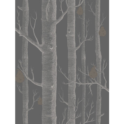 COLE & SON 95/5031.CS.0 WOODS & PEARS GILVER/BLACK Wallpaper - Eade's Wallpaper