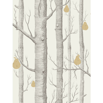 COLE & SON 95/5032.CS.0 WOODS & PEARS CHARCL/LIN/GLD Wallpaper - Eade's Wallpaper