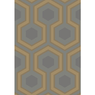 COLE & SON 95/6033.CS.0 HICKS GRAND SLATE/BRON Wallpaper - Eade's Wallpaper